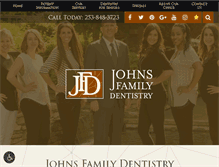 Tablet Screenshot of johnsfamilydentistry.com